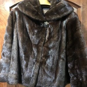 Mink Fur Coat EUC Medium/Large
